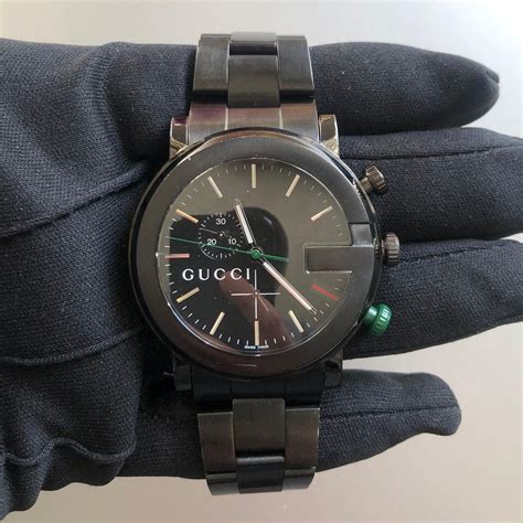 gucci watch 101m chrono|Gucci g chrono watch black.